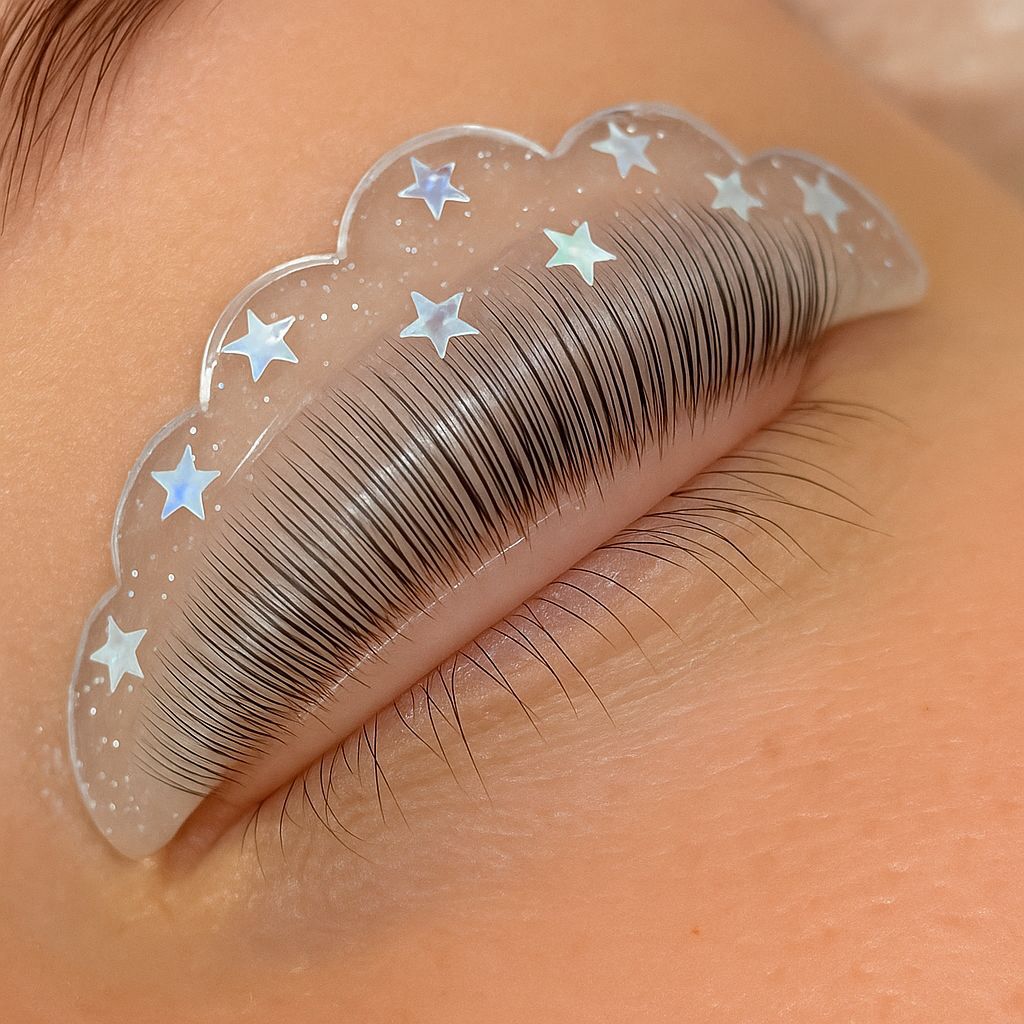 Modelo Nuvem de Moldes/Pads/Shields para Lash lifting contém 5 pares de diferentes tamanhos