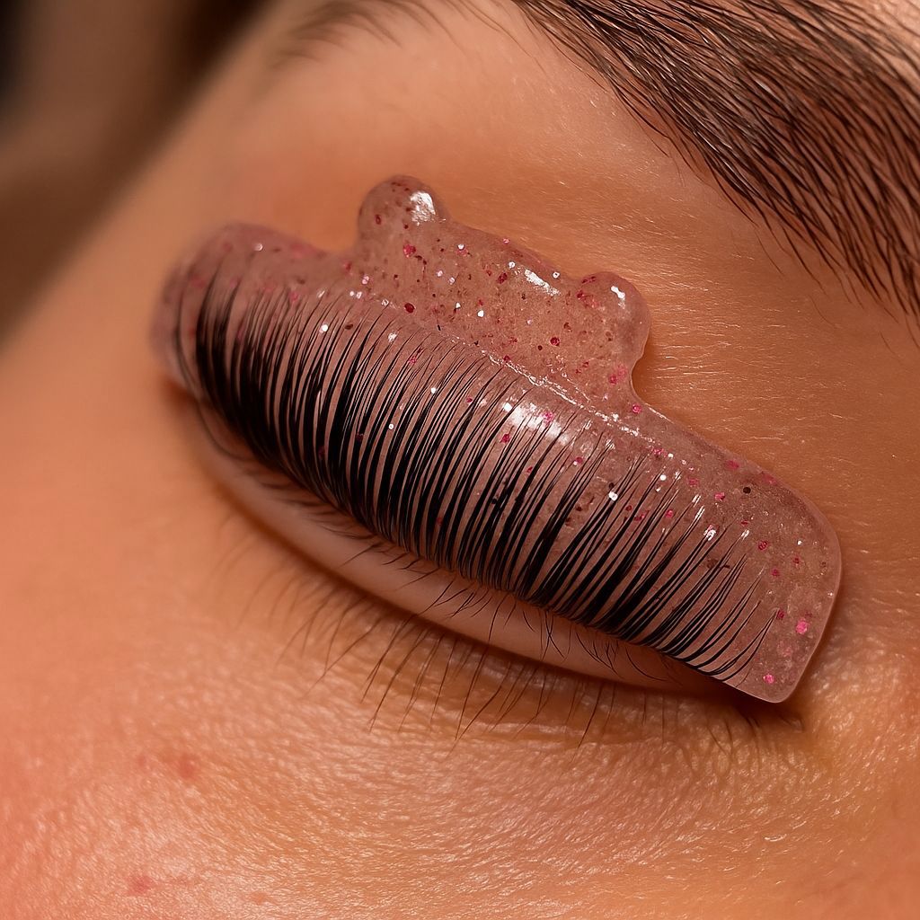 Modelo Ursinho de Moldes/Pads/Shields para Lash lifting contém 4 pares de diferentes tamanhos